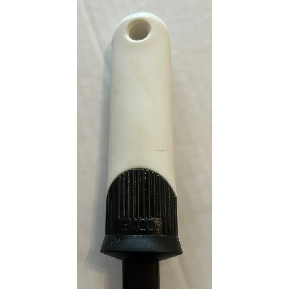 Vintage‎ EKCO Gravy Ladle Nylon Plastic White Black 12” Length